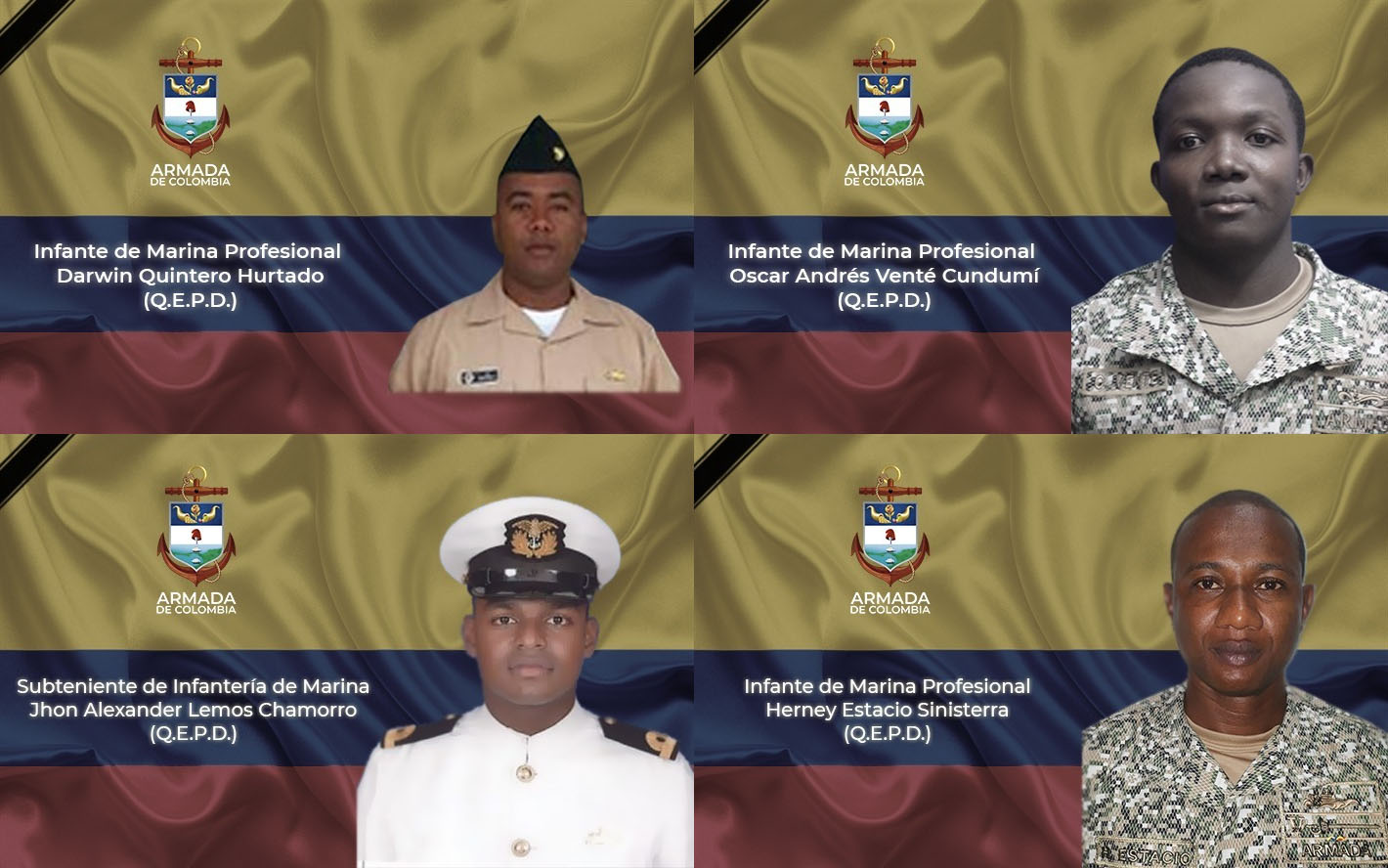 Y el civil que acompa&ntilde;aba a los infantes de marina que murieron en el fallido operativo cerca de la desembocadura del río Raposo?