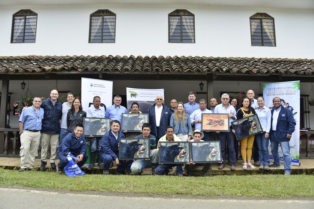 Entidades firmaron 9 convenios para la conservación del oso andino en El Queremal