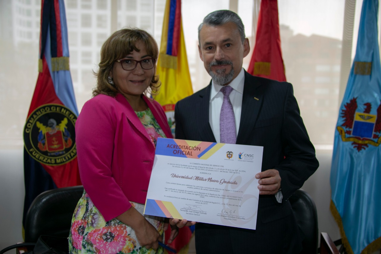 La Universidad Militar fue acreditada por la CNSC para adelantar concursos de mérito