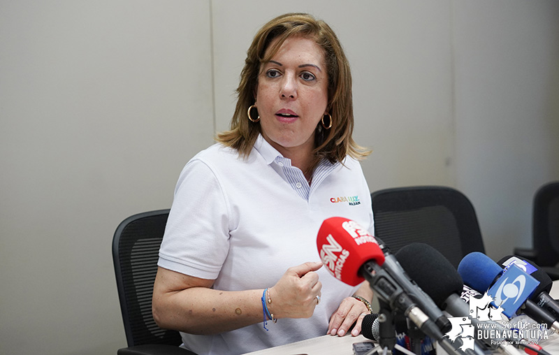 Clara Luz Roldan estuvo de visita en Buenaventura por espacio de 80 horas