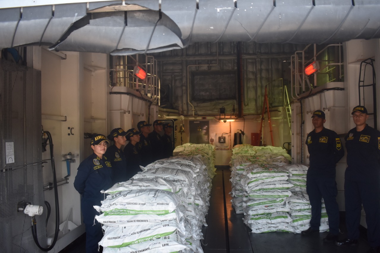 Más de 60 toneladas de ayuda humanitaria llegaron a Nari&ntilde;o desde Buenaventura