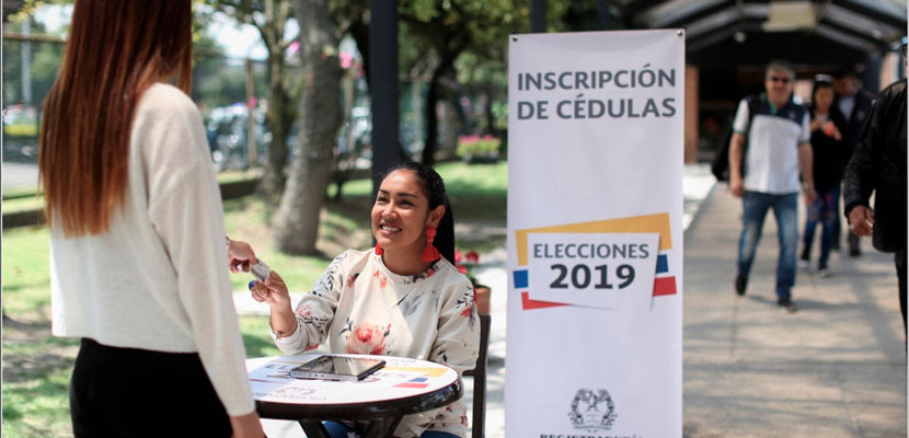Del 8 al 14 de julio la Registraduría Nacional abrirá puntos de inscripción de cédulas donde habitualmente funcionan los puestos de votación