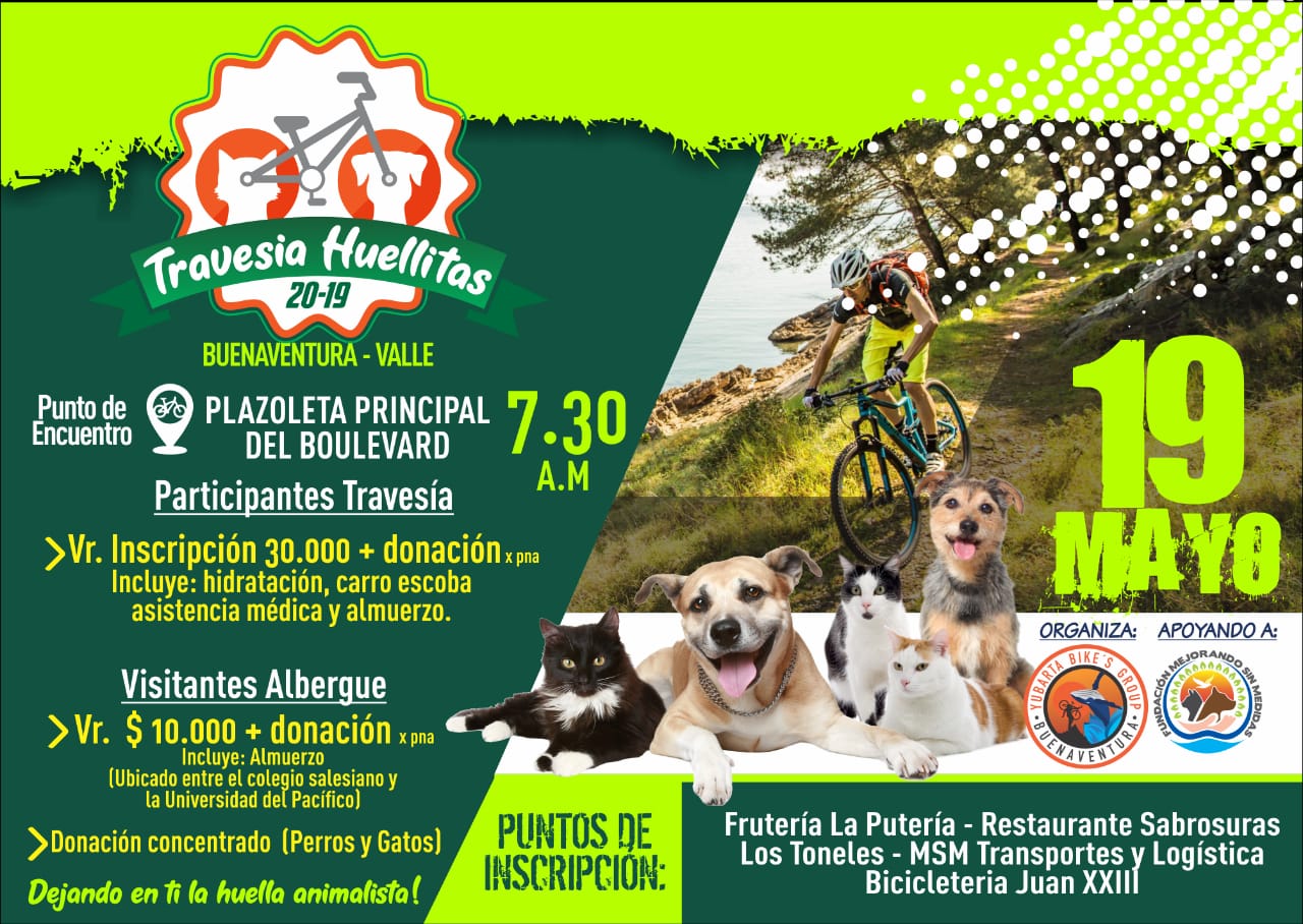 Gran Travesía Huellitas pro alimento para perro en este albergue
