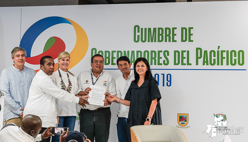 Gobernadores de Chocó, Valle, Cauca y Nari&ntilde;o firmaron el pacto territorial del pacífico