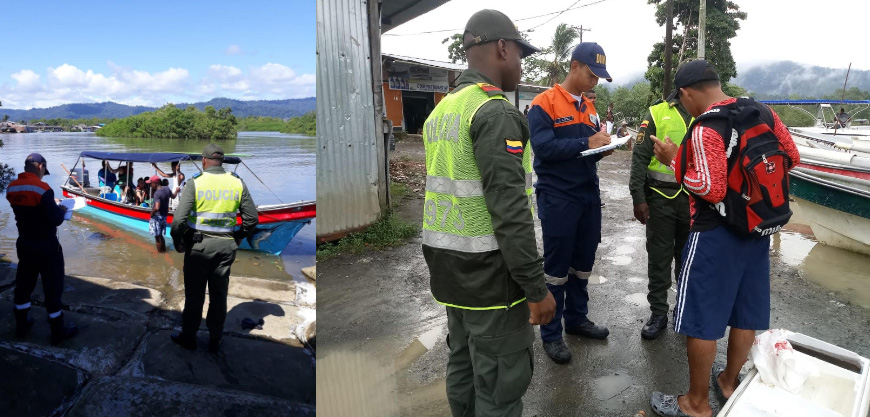 La Dimar realiza controles de seguridad en Bahía Solano en esta temporada vacacional