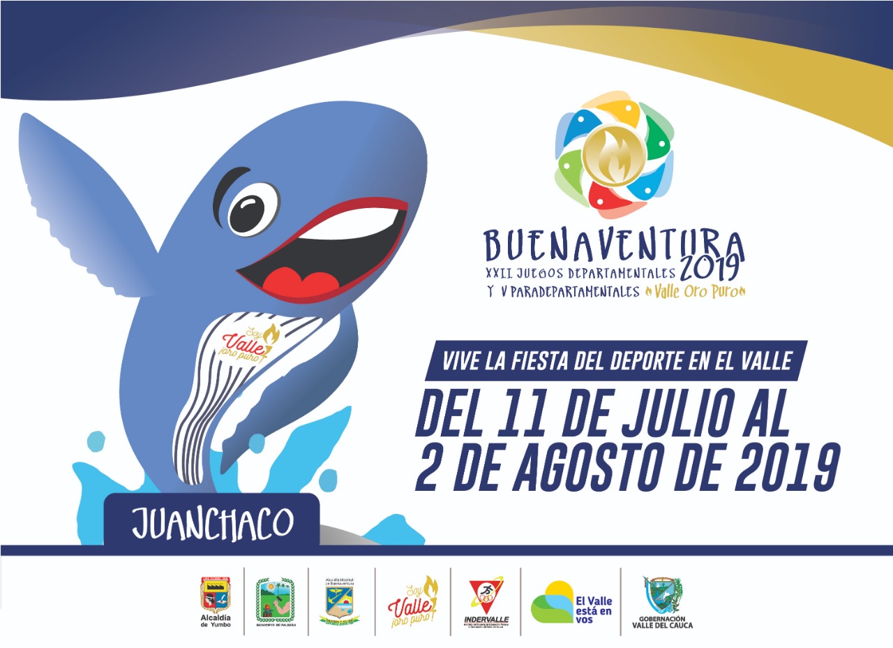 El domingo 14 de julio, se realizará la inauguración los XXII Juegos Departamentales y V Paradepartamentales “Valle Oro Puro Buenaventura 2019”