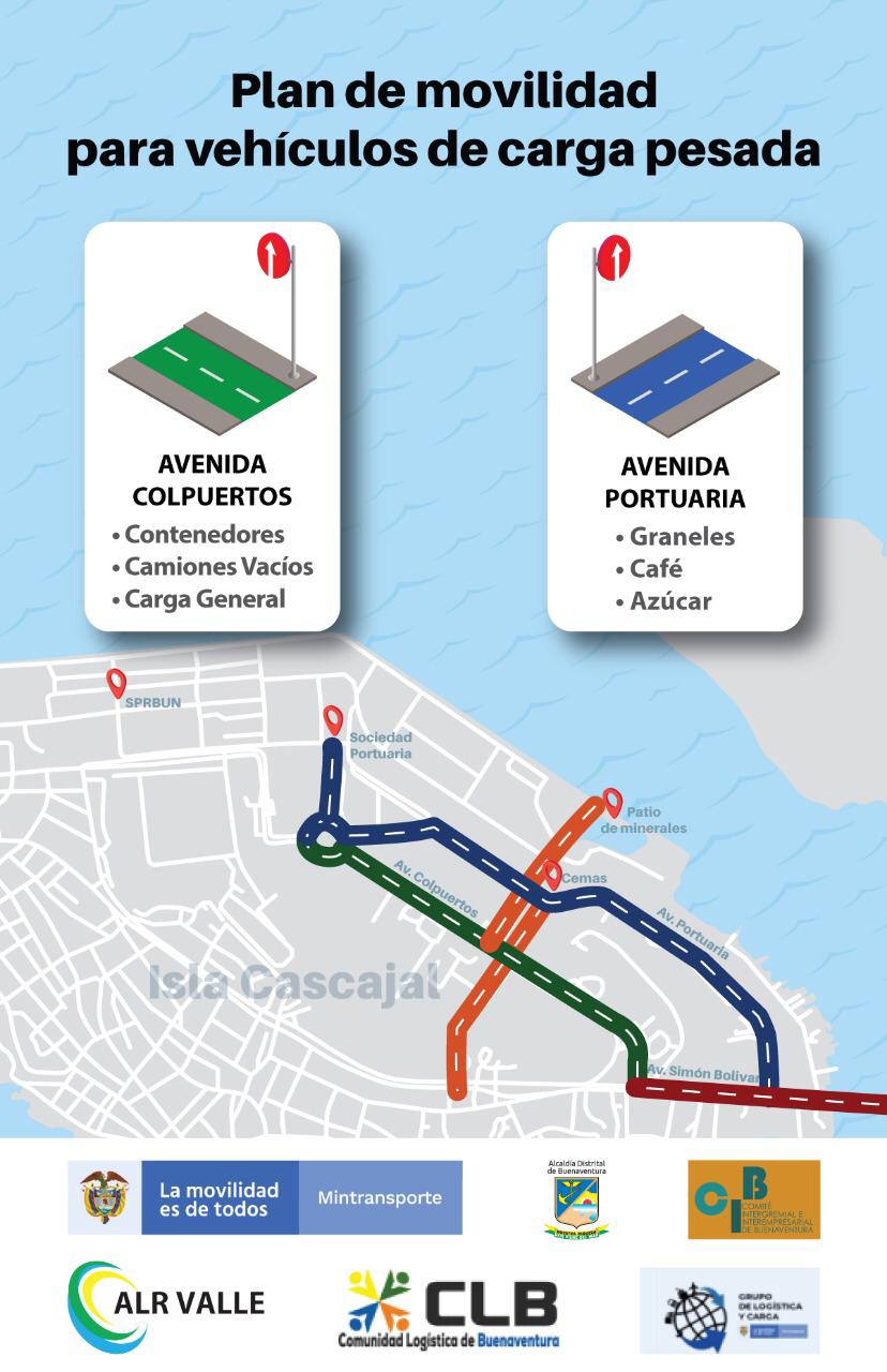 Entró en vigencia el Plan de Movilidad de Buenaventura para vehículos de carga pesada