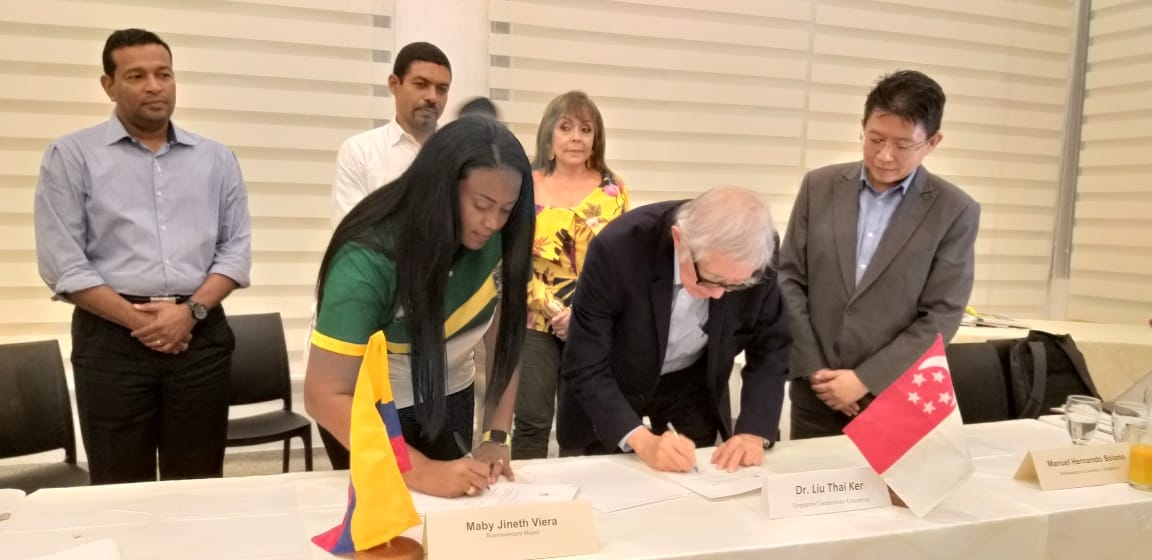 Se firmó memorando de entendimiento entre el Distrito de Buenaventura y Singapur