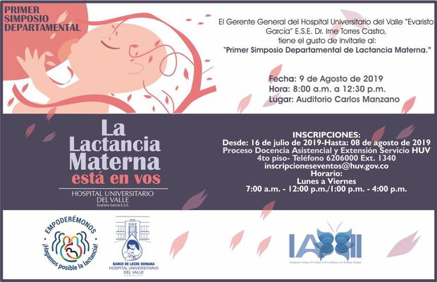 La Gobernación del Valle del Cauca y el HUV se vinculan a la Semana Mundial de la Lactancia Materna