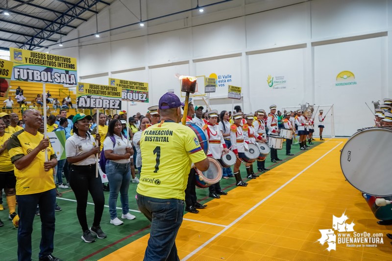 Iniciaron los X Juegos Recreativos de la Administración Distrital de Buenaventura
