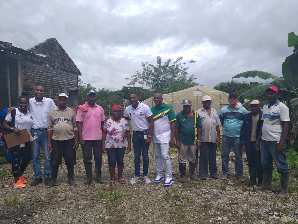 La Administración Distrital entregó cubierta de 75 metros cuadrados a la asociación de Agricultores y Cacaoteros del Bajo Calima
