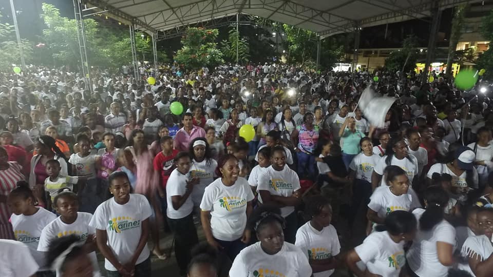Una vez más, la comunidad cristiana reafirmó su apoyo al candidato a la Alcaldía de Buenaventura, Jaime Oswaldo Marinez Quiñones