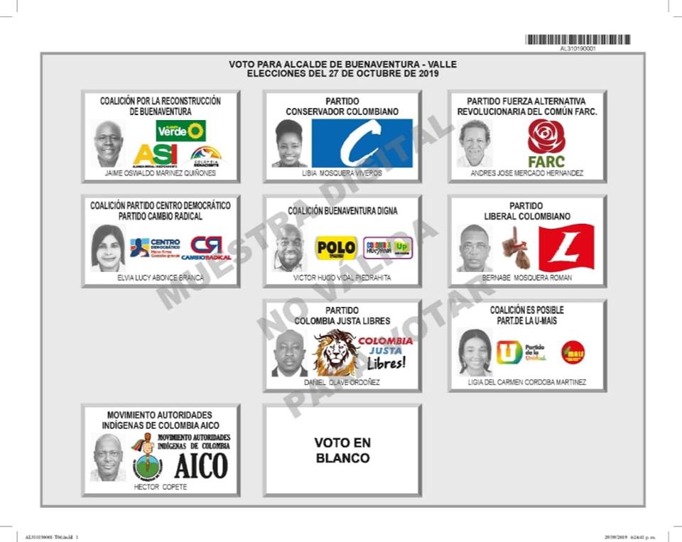 Crece la imagen de Ligia del Carmen Córdoba como Alcaldesa de Buenaventura para el periodo 2020-2023