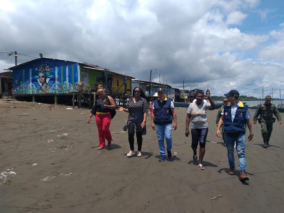 La Alcaldía Distrital de Buenaventura busca mitigar riesgos ante la erosión costera en La Bocana y Piangüita