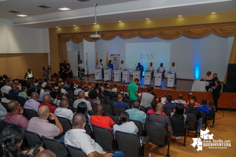 Así se vio a los candidatos a la Alcaldía de Buenaventura en el debate de la Cámara de Comercio y el Comité Intergremial