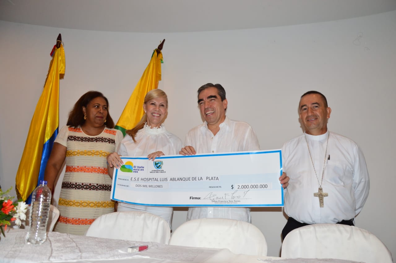 El Hospital Luis Ablanque de la Plata, de Buenaventura, continúa su recuperación con ayuda del Gobierno departamental