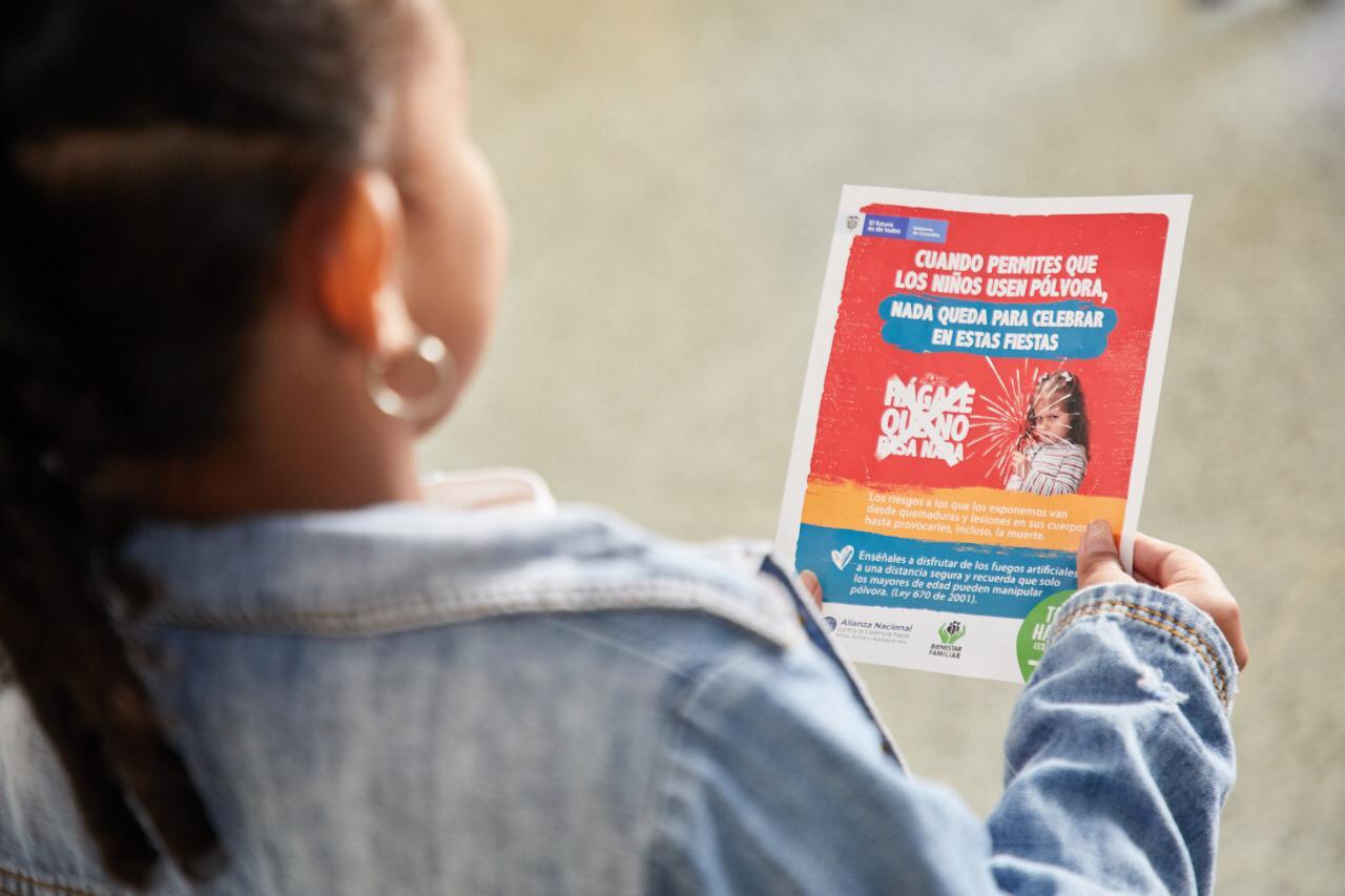 Casos de niños lesionados con pólvora disminuyeron un 25 % con respecto a la navidad del 2018