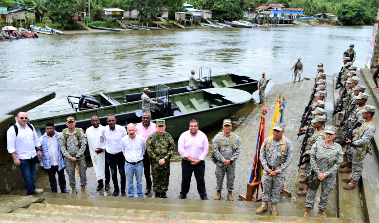 El Departamento del Cauca cuenta con dos nuevos botes para salvaguardar la seguridad en los ríos y el mar