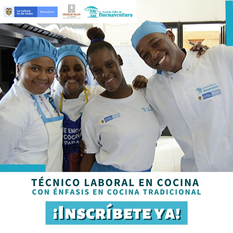 La Escuela Taller de Buenaventura tiene abierta la convocatoria para estudiar técnico laboral en cocina y construcción