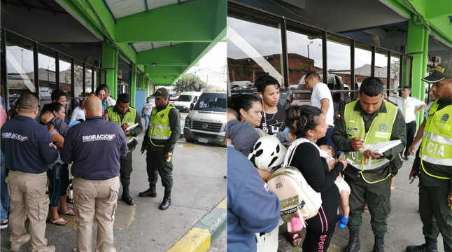 La Terminal de Transportes de Buenaventura participó en labor humanitaria con venezolanos desplazados de Nariño
