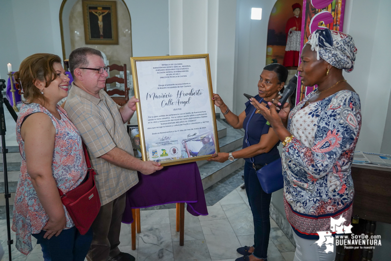 El Distrito de Buenaventura realizó un homenaje póstumo al maestro Mauricio Calle Ángel