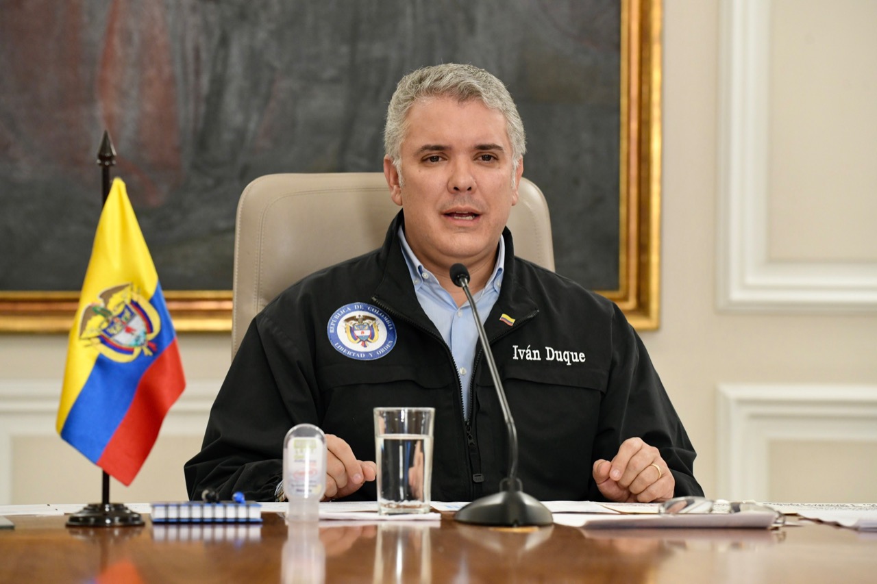 Presidente Duque insta a gobernadores y alcaldes del país a aplicar con rigurosidad la ley a quienes incumplan la cuarentena
