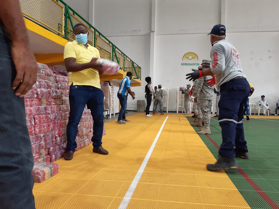La empresa Harinera del Valle entregó donación a la campaña Buenaventura Solidaria