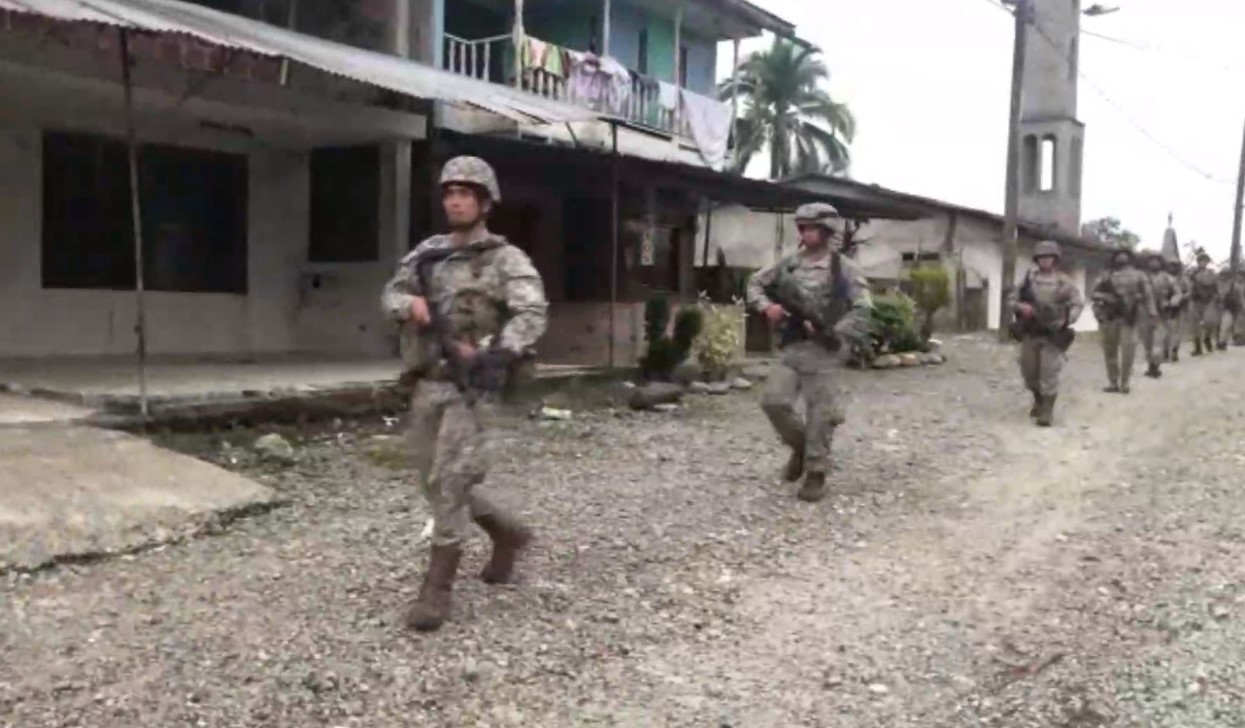 La Armada de Colombia redobla seguridad en el corregimiento del Bajo Calima
