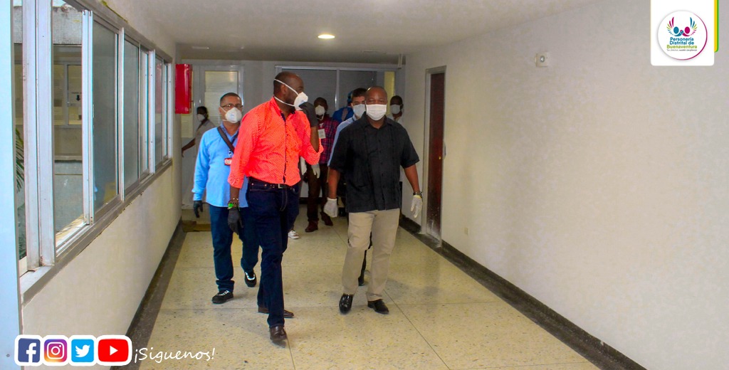 La Personería Distrital verificó los cuartos de aislamiento y la sala donde funcionará la Unidad de Cuidados Intensivos en el Hospital Luis Ablanque de la Plata