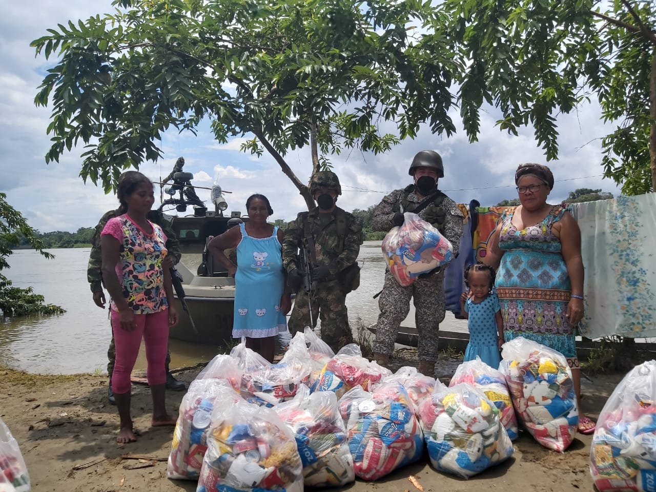 Comunidades del Litoral del San Juan, Chocó, recibieron ayudas humanitarias