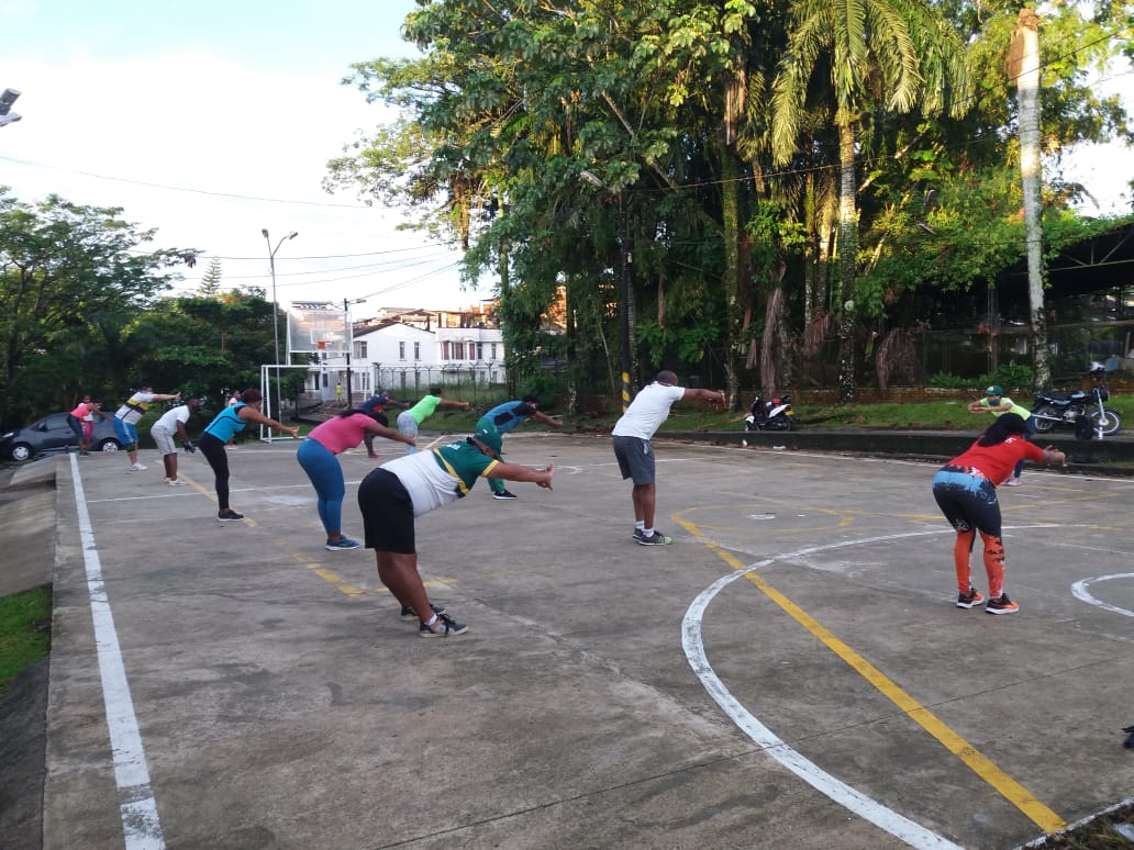 Inderbuenaventura estableció nuevos puntos para la realización de actividades físicas y ejercicios al aire libre en el Distrito Especial
