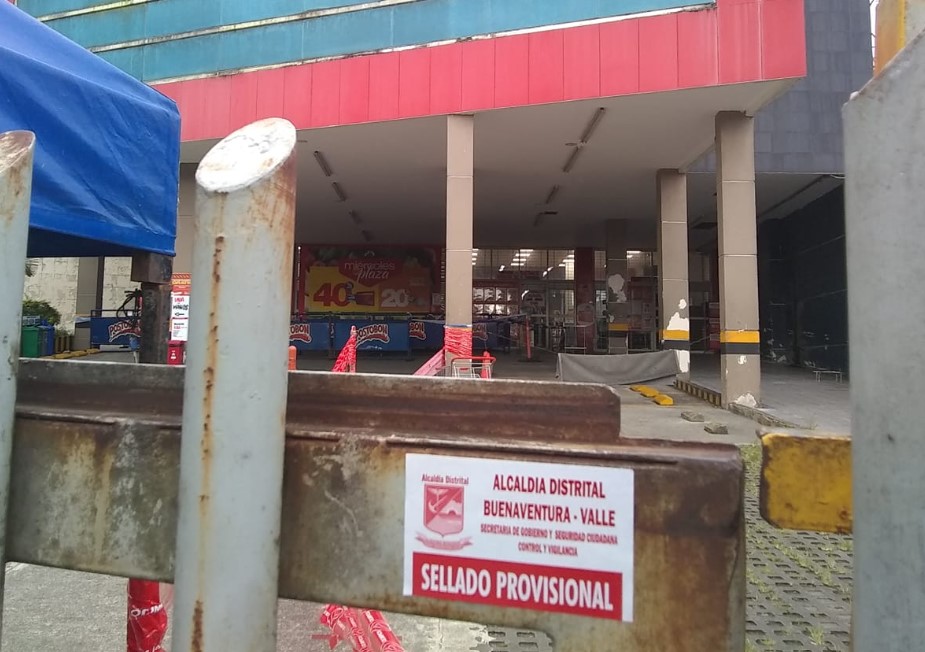 Con una multa y cinco días de cierre fue sancionado el Super Almacén Olímpica (SAO) de Bellavista en Buenaventura
