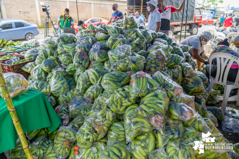En el marco de la campaña Cosecha Solidaridad, consejos comunitarios aportaron de sus alimentos para la zona urbana de Buenaventura