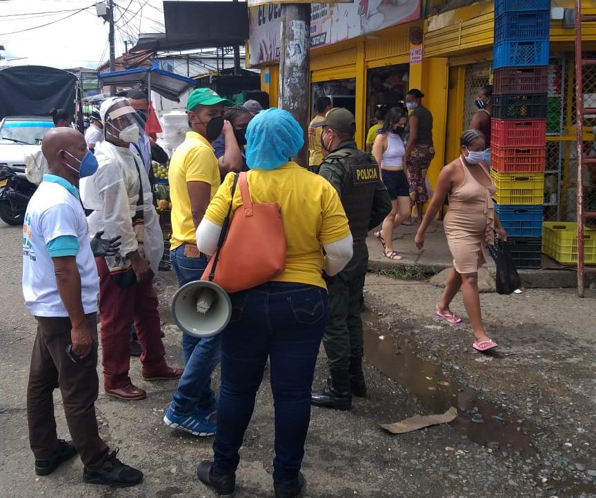 Se realizó operativo de control y vigilancia en la galería de Bellavista en Buenaventura