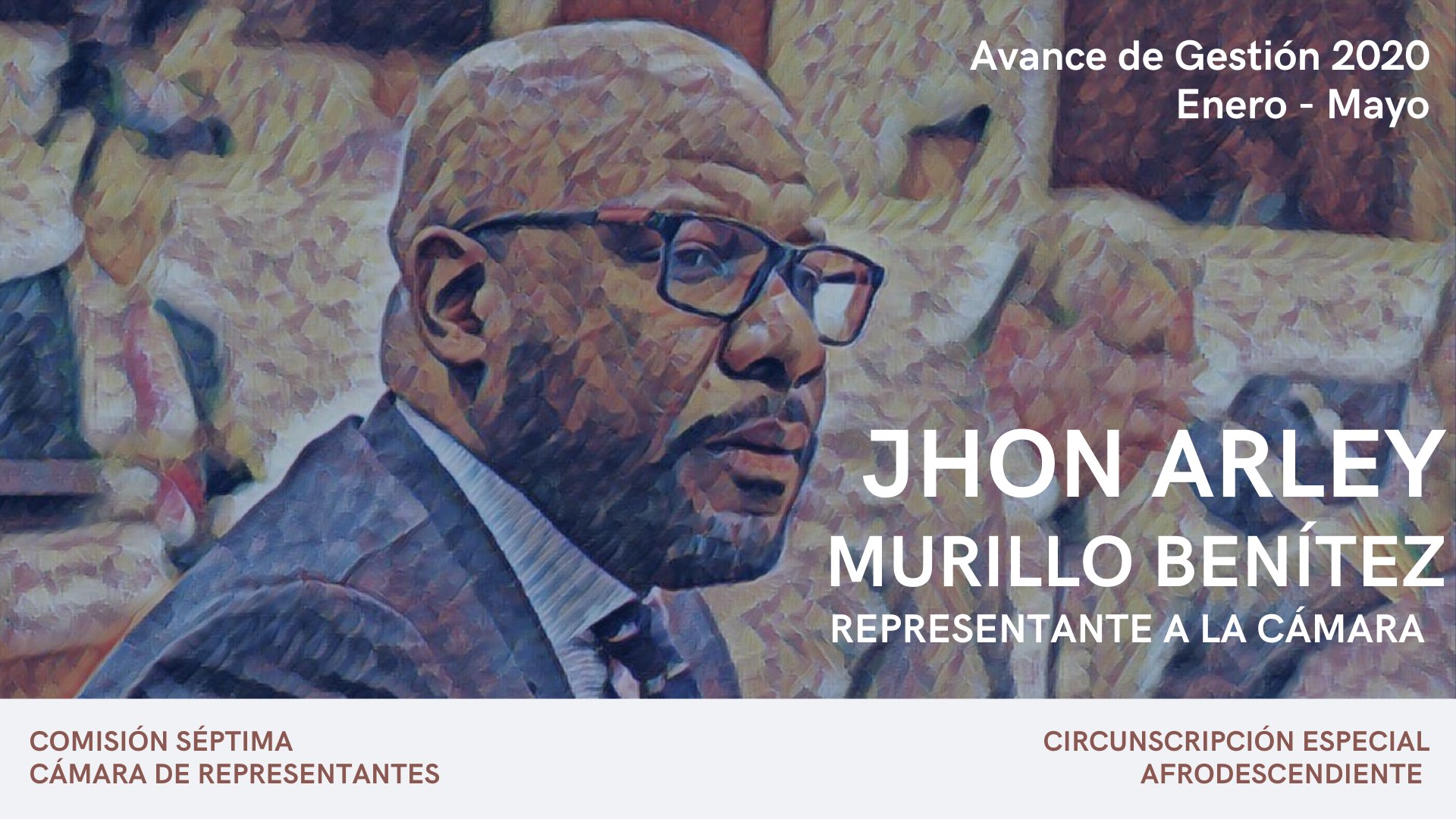 En debate de control político a Finagro, el representante Jhon Arley Murillo, alertó sobre la eliminación de la línea especial para comunidades negras
