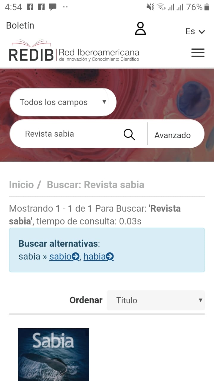 Sabia revista científica de la Universidad del Pacífico es indexada en la Red Iberoamericana de Innovación y Conocimiento Científico