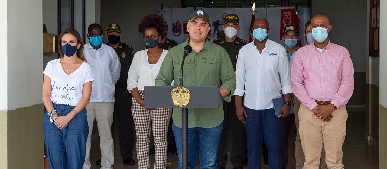 El Gobierno nacional buscará la reactivación económica del Chocó con &lsquo;seguridad y sentido social&rsquo;