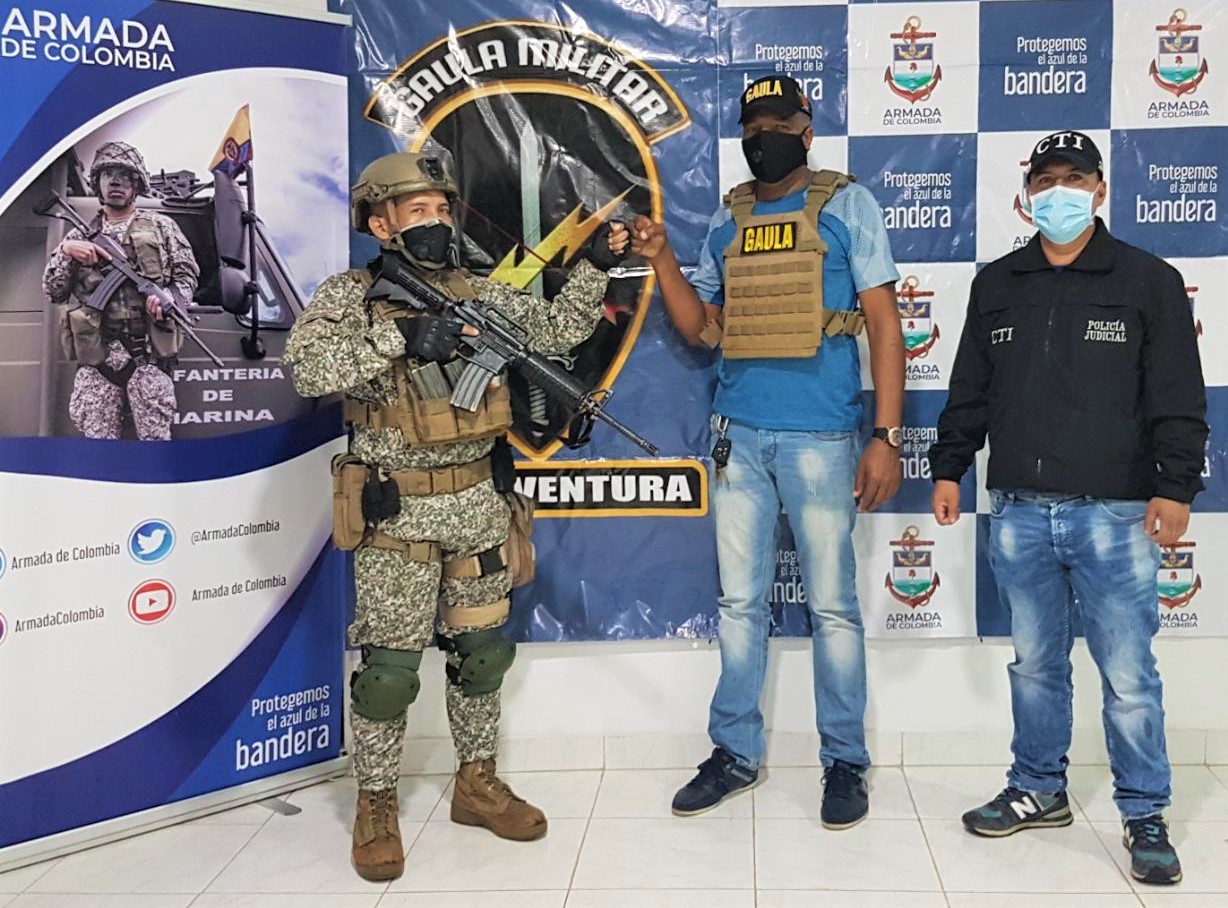 La Armada de Colombia recuperó una persona que había sido secuestrado por la denominada “Banda la Local” en Buenaventura