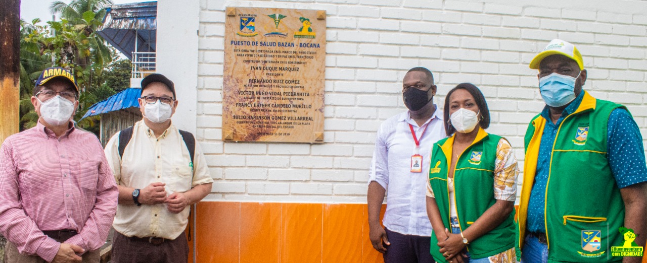 Se entregó la remodelación, dotación y puesta en funcionamiento de los puestos de salud en La Bocana y Juanchaco