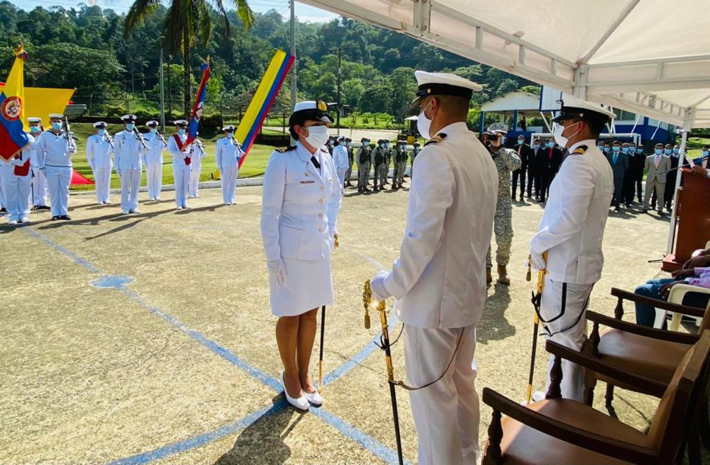 Contribuir a la reactivación económica: reto de la primera mujer que asume el cargo de Capitán de Puerto de Bahía Solano