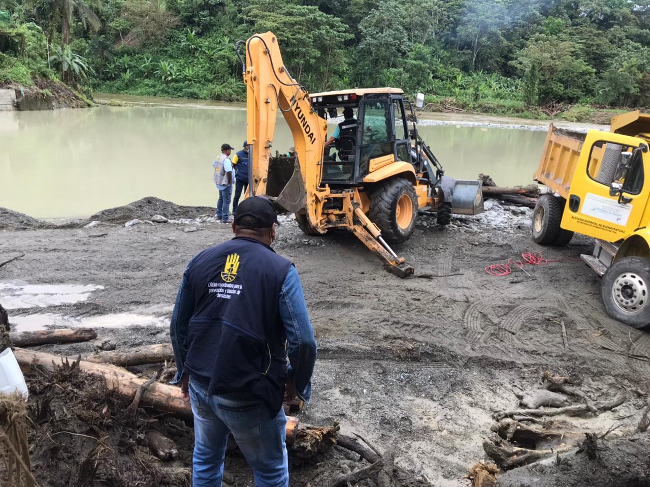 300 toneladas de material rocoso fueron evacuados luego de creciente en Aguaclara, Buenaventura