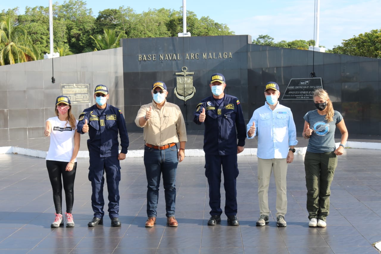El presidente Iván Duque estuvo de visita en la isla de Malpelo realizando inspección