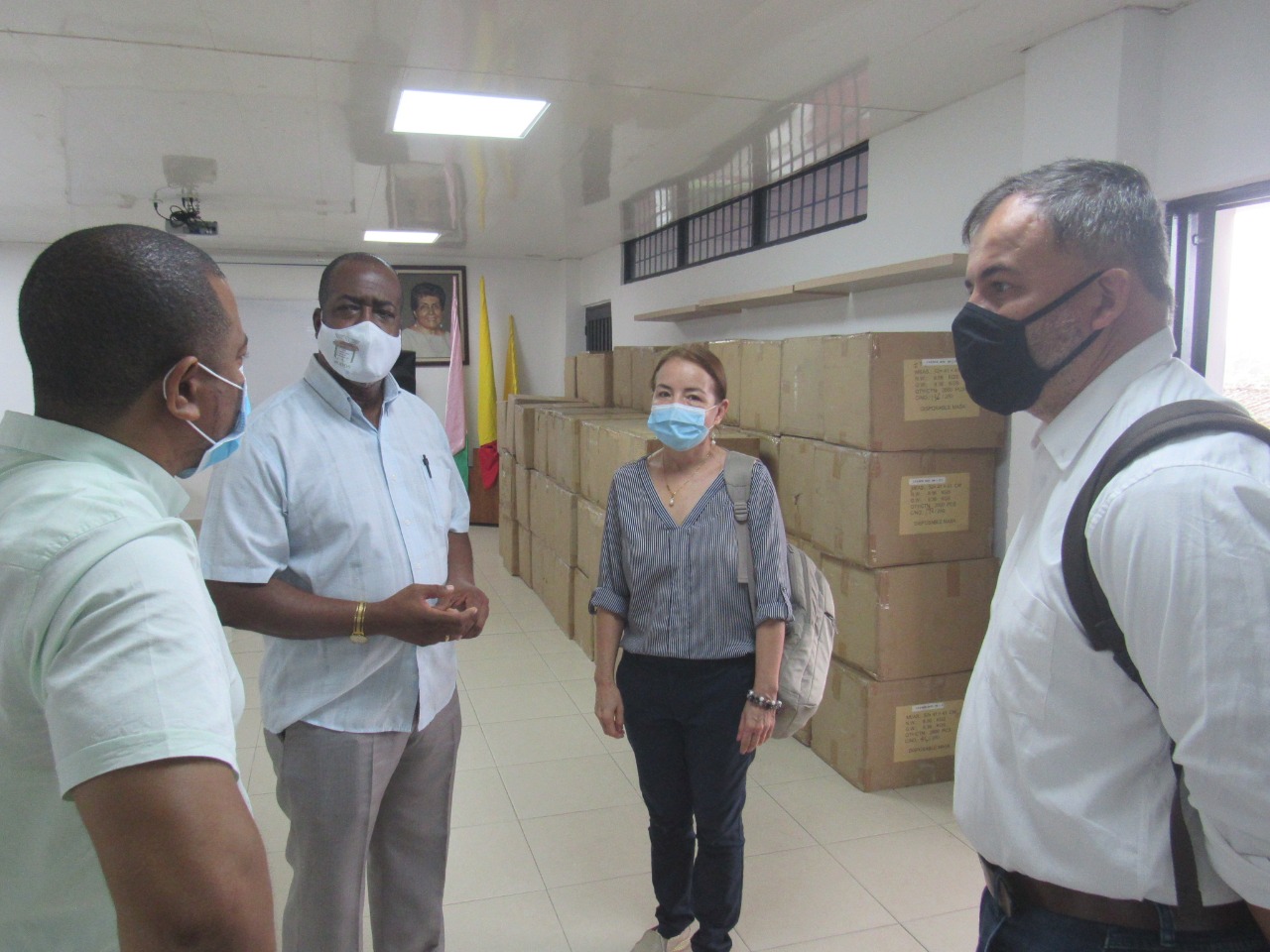 La Secretaría de Educación de Buenaventura empezó a entregar los elementos de bioseguridad a las instituciones educativas oficiales