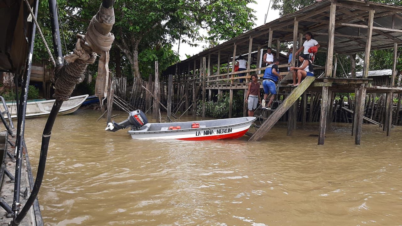 La Armada de Colombia puso a salvo la vida de cuatro personas en el Litoral San Juan en Chocó
