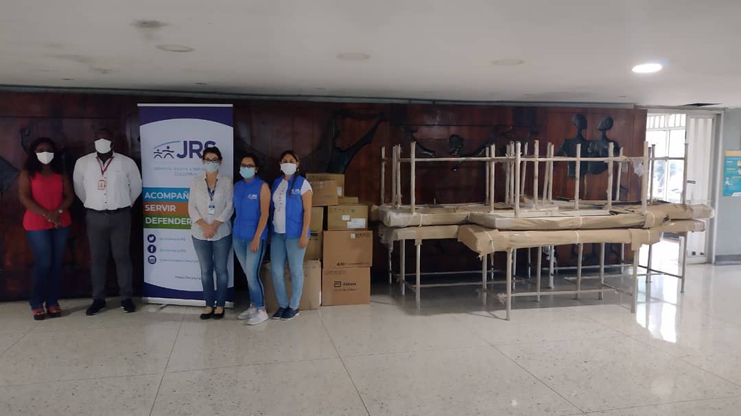 El Servicio Jesuita para Refugiados realizó donación al Hospital Luis Ablanque de la Plata de Buenaventura