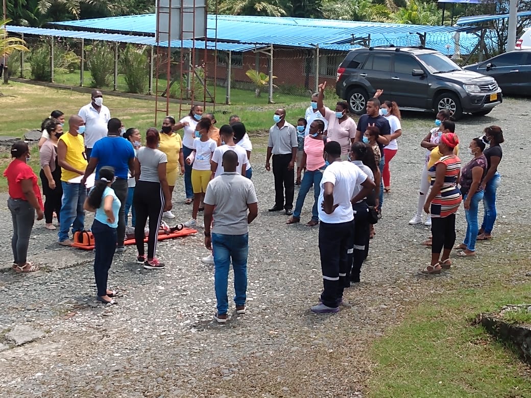 100 personas fueron capacitadas aproximadamente sobre Gestión del Riesgo en Buenaventura