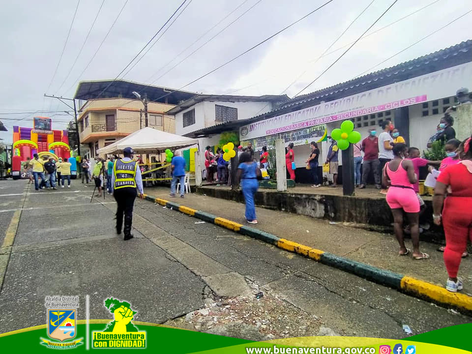 Cientos de niños y jóvenes en Buenaventura disfrutaron de la celebración del Día del Niño