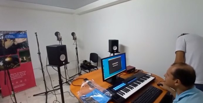 En los próximos se estaría poniendo a disposición de artistas de Buenaventura un estudio de grabación