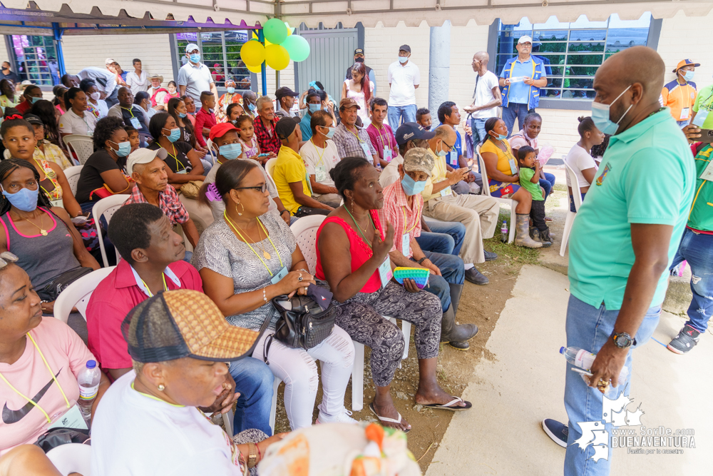La Secretaría de Desarrollo Económico y Rural de Buenaventura celebró el Día del Campesino En el corregimiento de Cisneros