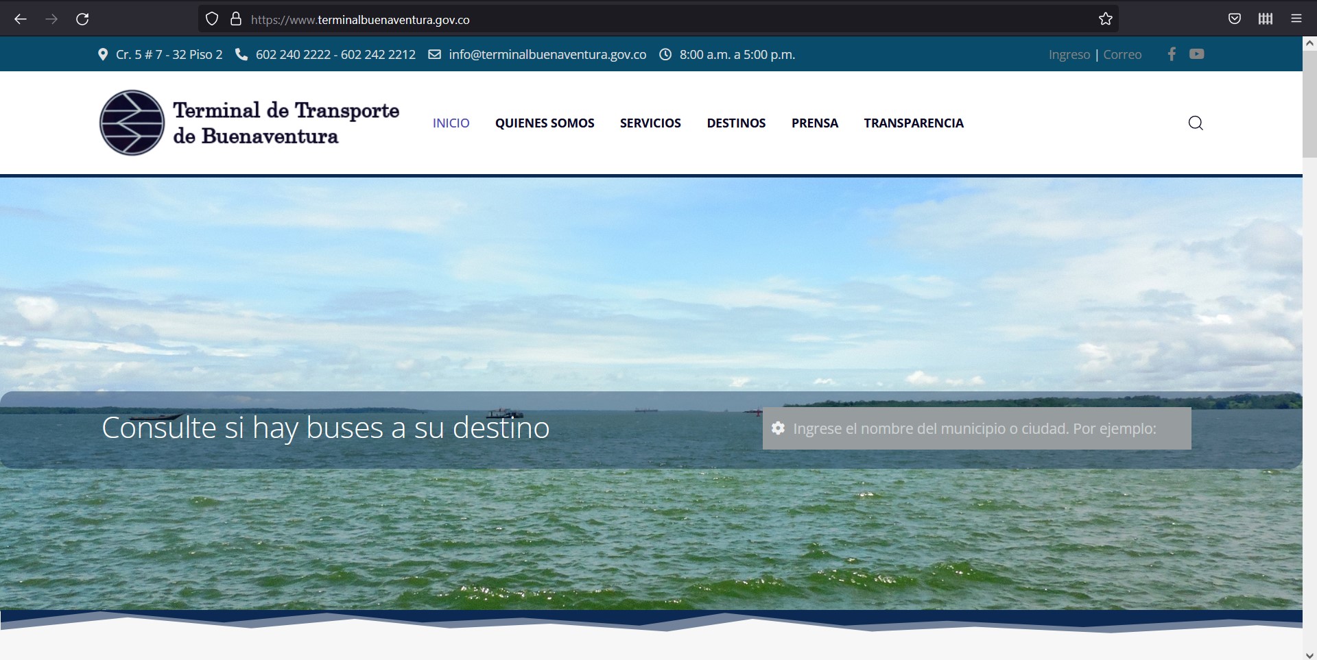 La Terminal de Transportes contará con portal web para atención de usuarios